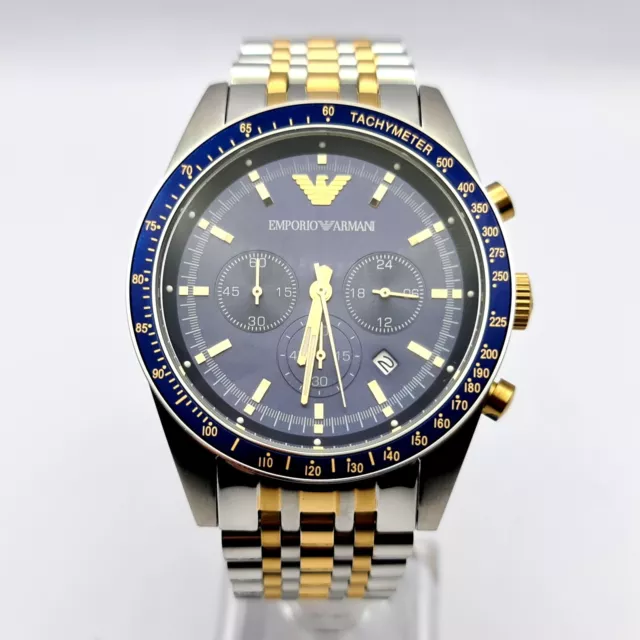 Mens emporio armani sports tazio chronograph watch ar6088 deals