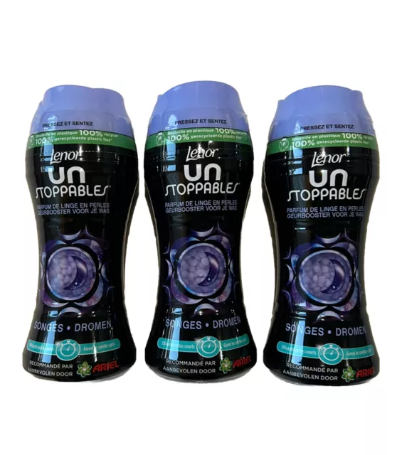 Lenor Unstoppables DREAMS 3er-Pack Wäscheparfüm Wäscheperlen 224g Frische Wäsche