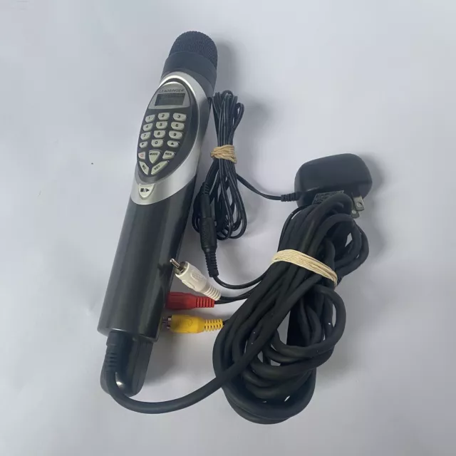 LEADSINGER LS-3700W Karaoke Microphone 4 Cartridges & Power Adapter