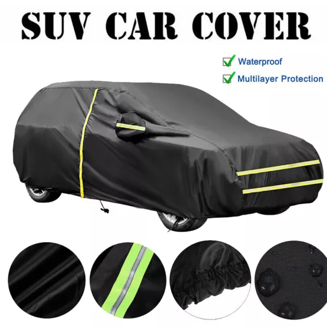 XL Waterproof Extra Large SUV Car Full Cover Breathable UV Protection Outdoor