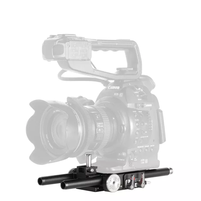 JTZ DP30 Cage Baseplate Rig 15mm Rod for EOS C500 C300 C100 Mark I II 2