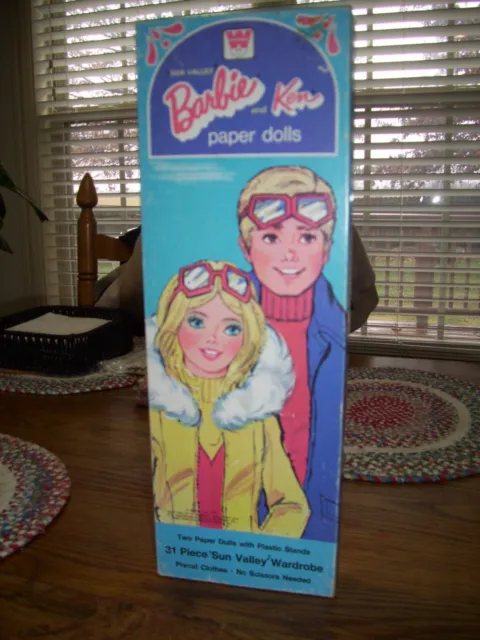 Vintage Barbie And Ken Sun Valley Paperdolls Plus Free Flatsy Paperdolls