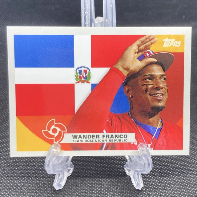 2023 TOPPS WBC Global Stars Flags Of A Nation Card F19 Wander Franco