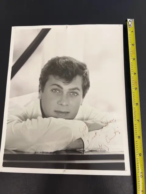 Tony Curtis Autographed Authentic Signed Photo "to Joe"