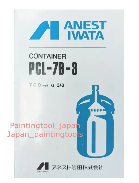 Anest Iwata PCL-7B-3 700ml. Saugnapf Feed Behälter Tasse Sprühpistole für WIDER2