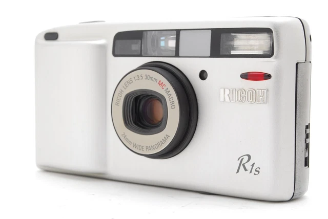 READ! [Exc+5] RICOH R1s Silver Point&Shoot 35mm Film Camera From JAPAN
