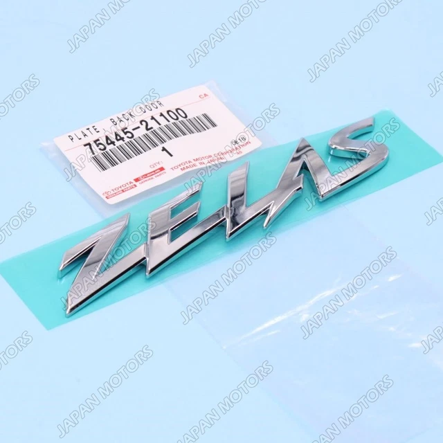 Genuine OEM Toyota Scion TC2 ZELAS Back Door Rear Nameplate Chrome Emblem Badge