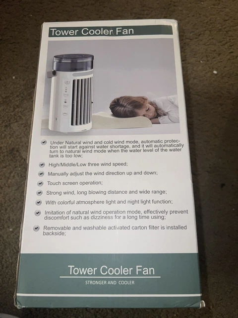 Portable Air Conditioner Fan, MAXROCK Portable AC Personal Mini Air Cooler 3 Spe 3