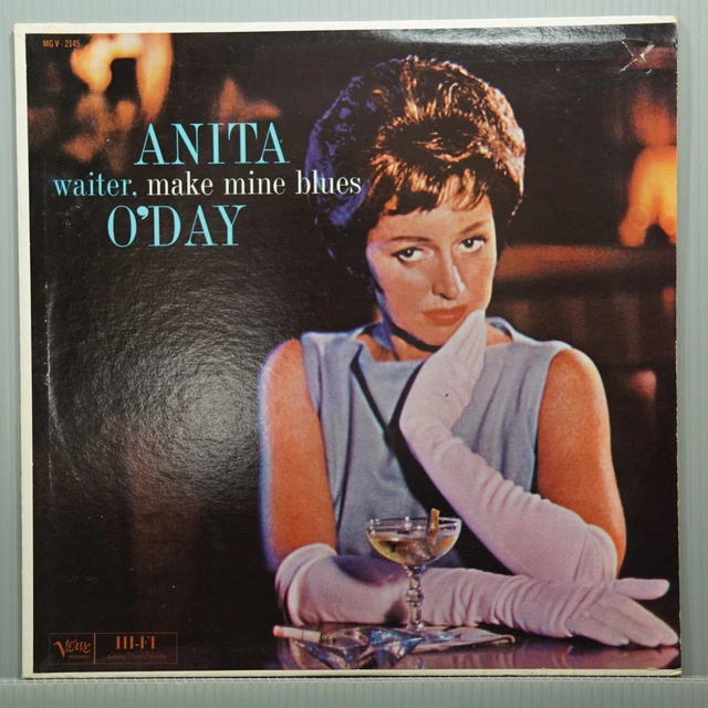Anita O'Day – Waiter, Make Mine Blues Verve MG V-2145 US VINYL LP