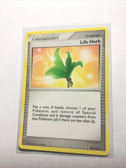 LIFE HERB - 108/127 - Platinum - Pokemon Card - LP