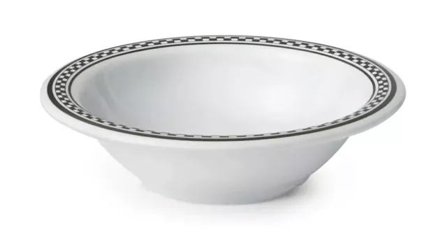 G.E.T. B-127-X 2 Dz - 12 oz 7-1/4" Diamond Chexers Melamine Bowl