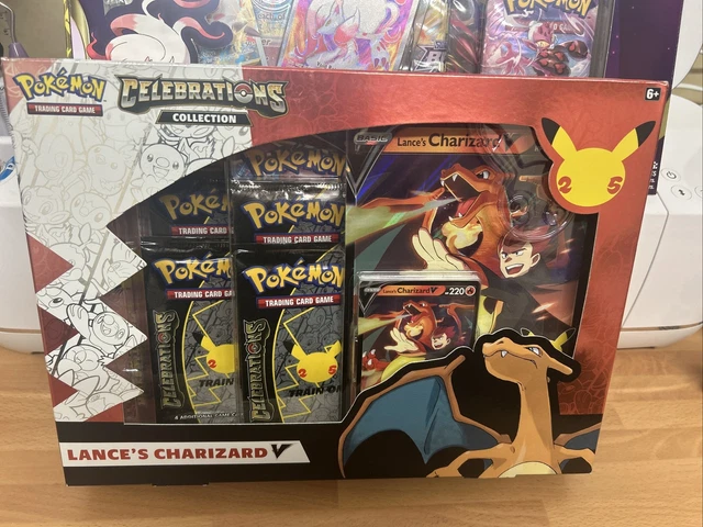 POKEMON TCG: CELEBRATIONS 25th Anniversary- Lance's Charizard V Box New ...