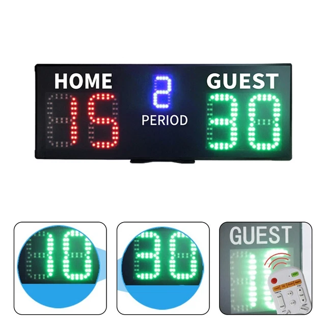 Ableau de Bord Sportif Tableaux affichage Pliables Score à 4 Chiffres 0
