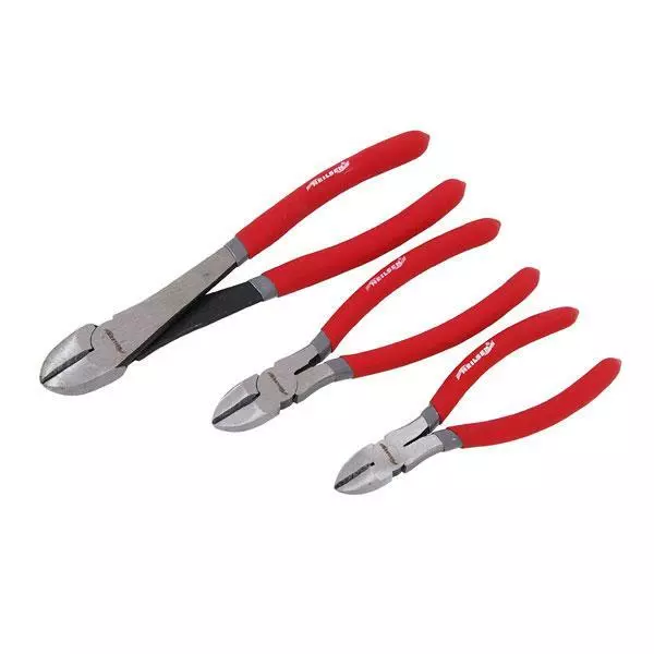 3 Piece Side Cutter  set -  Snips Pliers Wire Diagonal Cutters