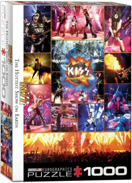 Eurographics Puzzle 1000 Piece jigsaw Puzzle  - KISS The Hottest Show on Earth