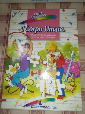 Gioco in scatola SAPIENTINO più CORPO UMANO E SPORT by CLEMENTONI cod.13479 