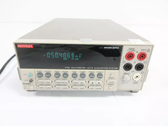Keithley 2700 Multimeter Integra System & Handle