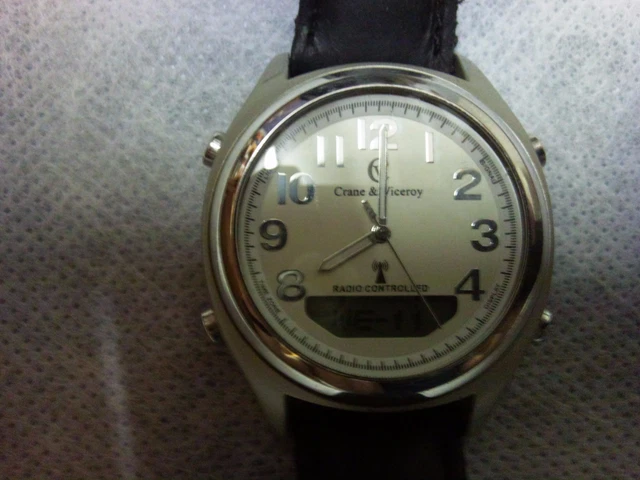 CRANE VICEROY Radio Controlled Watch with instruction