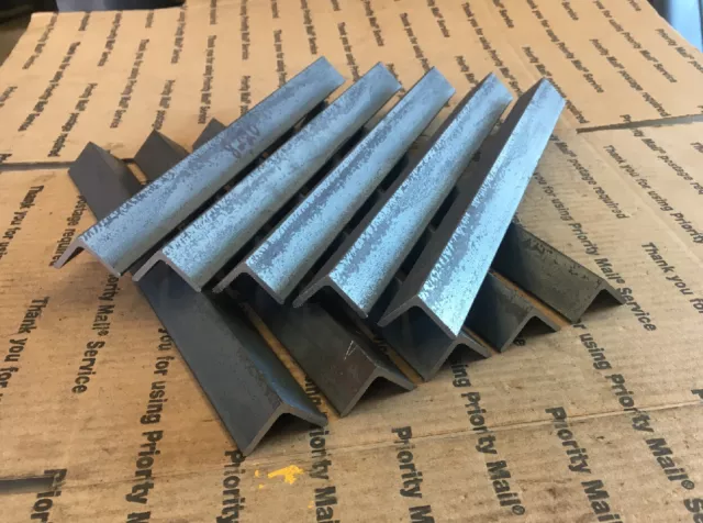 1 X 1 Steel Angle Iron 1/8" Bracing Brackets Welding Steps 16 Pcs 12” L
