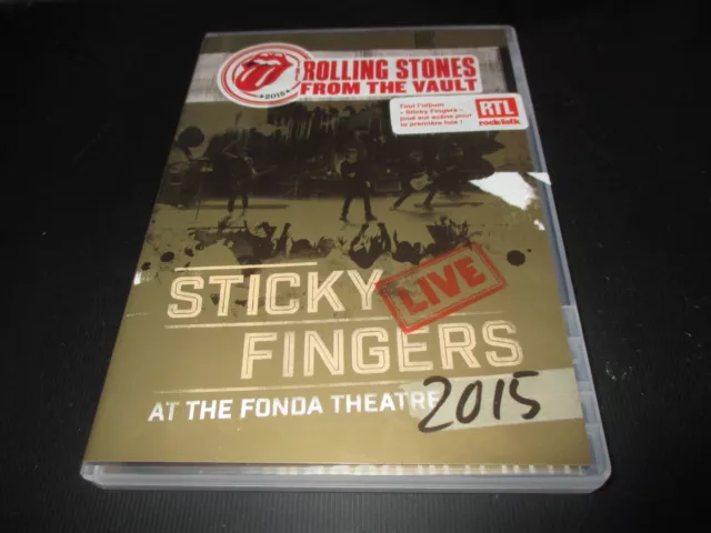 DVD "THE ROLLING STONES FROM THE VAULT : STICKY FINGERS" live Fonda Theatre 2015