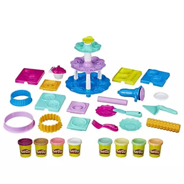 (TG. Taglia unica) Play-Doh Kitchen Creations Bakery Creations - Set di 8 Colori