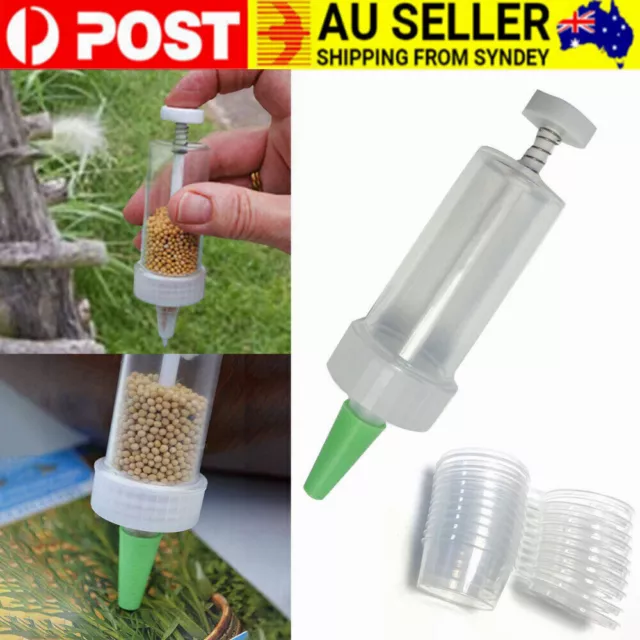 Handheld Seed Spreader Garden Planter Seeder Tool Mini Sowing Seed Dispenser AU