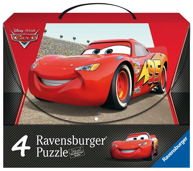 RAVENSBURGER DISNEY CARS Puzzlekoffer 7200 - 2x64; 2x81 Teile EUR 8,95 ...