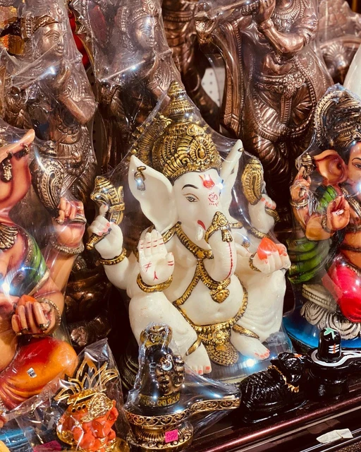 LORD GANESHA GANESH Ganpati Idol Murti Statue Figurine Home Decor £260.