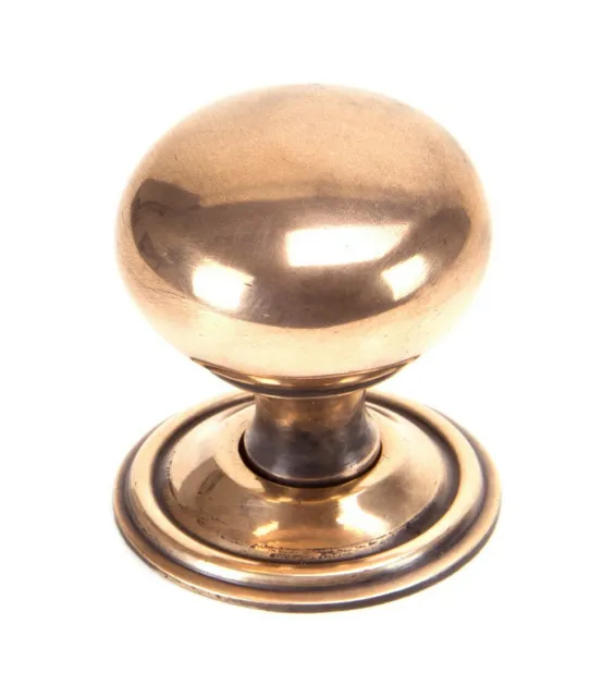 From The Anvil 91949 Polished Bronze Mushroom Cabinet Knob 38mm