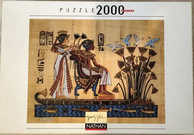 grand puzzle 2000 p. Nathan Pharaon & épouse collection Grands Peintres 75X98cm