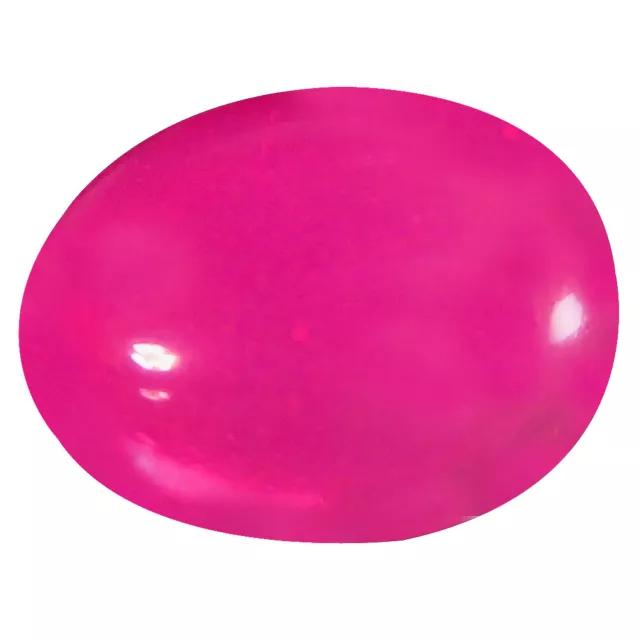 1.45CT Significant Ovalado Cabujón Forma (9 X 7 MM) Rosa Ópalo Gema Natural