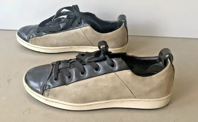 DKNY Women's Beige Suede Athletic Fashion Sneaker Trainer Runner Size 8.5 2