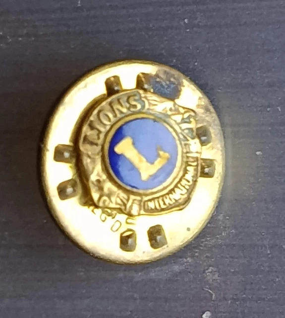 LC056 - gros insigne badge émail LIONS CLUB OHIO DISTRICT 13 - MONTREAL