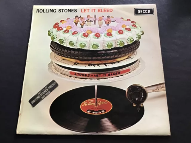 The Rolling Stones - Let It Bleed - Original UK Press Mono + Poster - (Vg + Con)