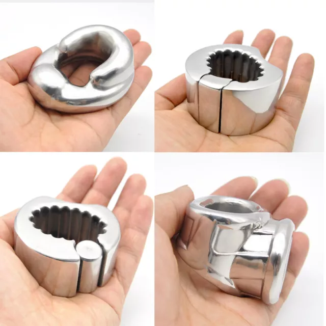 4 Ring Ball Stretcher Weight 304 Stainless Steel Ball Stretching Weights  for Men