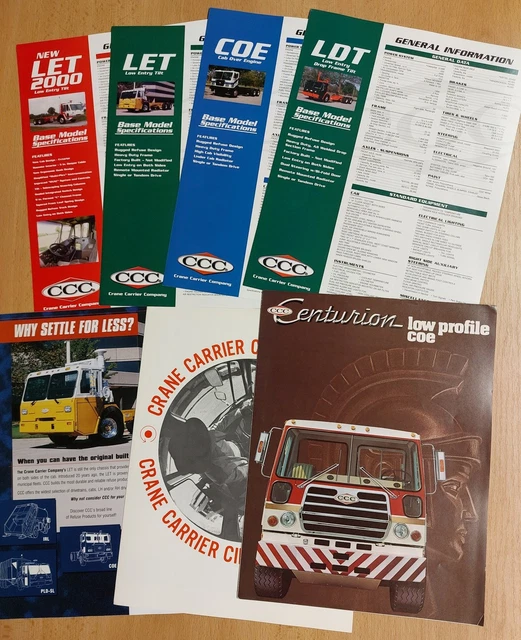 CCC CRANE CARRIER Company Fahrgestelle 7 Prospekte EUR 5,90 - PicClick DE