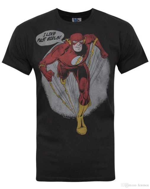 Flash I Like Fast Girls Men's T-Shirt by Junk Food, X-Large
