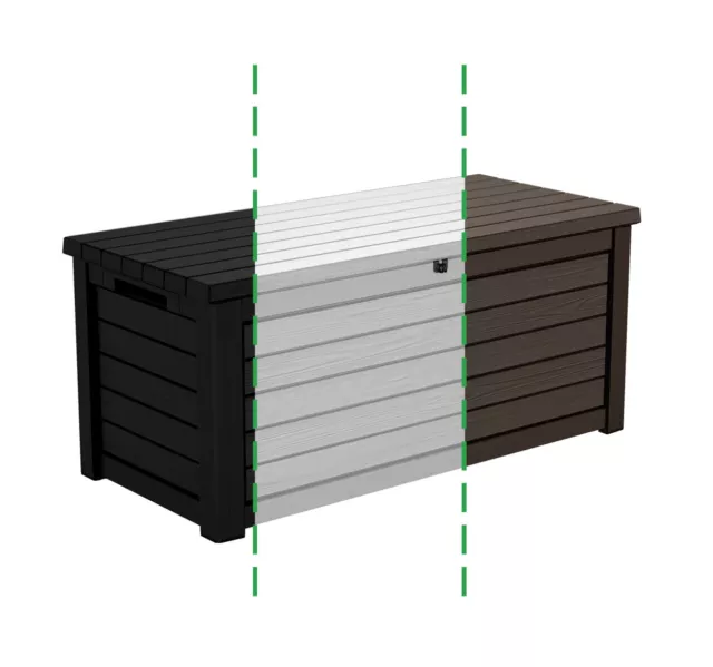 Keter Gartenbox Northwood, 623 Liter, Gartentruhe Kissenbox Aufbewahrungsbox