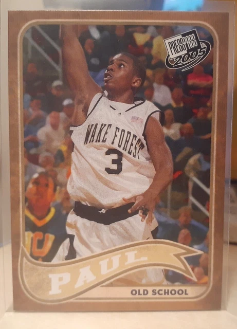 2005 Chris Paul Press Pass *Old School* #25 Rookie Phoenix Suns Wake Forest