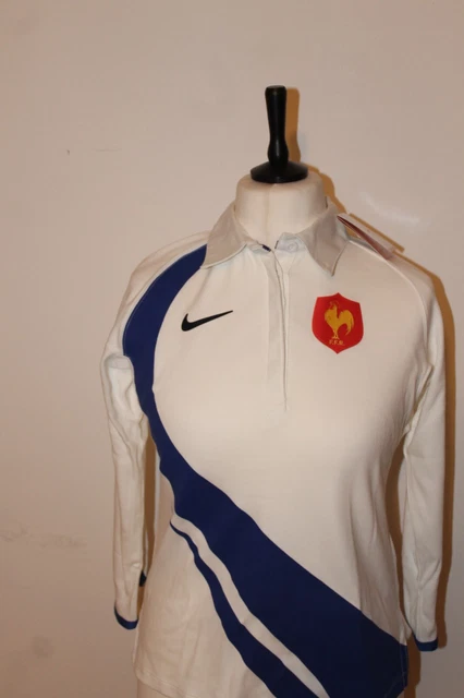 Maillot équipe France Rugby Vintage, Neuf Avec étiquettes, Nike, Tailles XS/S/M