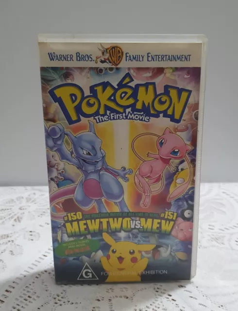 Vhs Pokémon O Filme Mewtwo X Mew, Filme e Série Nintendo Usado 92129564