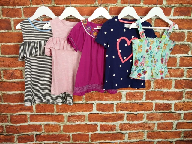 Girl Bundle Age 5-6 Years Next Monsoon M&S Bluezoo Tops Set Summer Holiday 116Cm