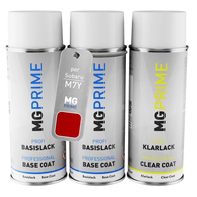 Vernice per auto Kit di bombolette a spruzzo per Subaru M7Y Pure Red