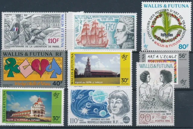 [BIN20655] Wallis & Futuna good lot very fine MNH stamps