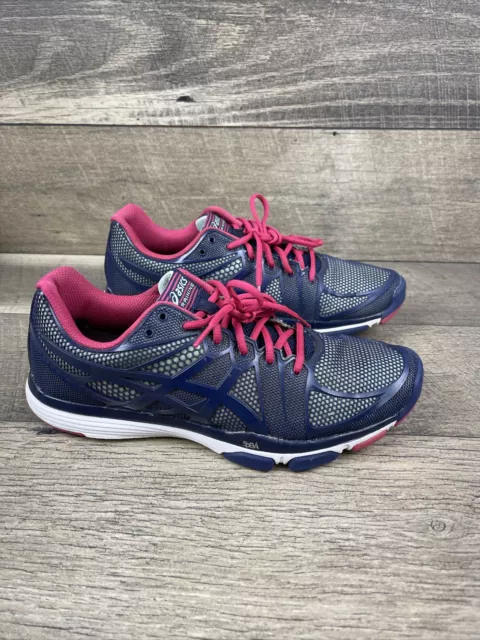 Asics Gel Exert TR Women Size 9. 5 Training Shoe Blue Pink Lace Athletic Sneaker 3