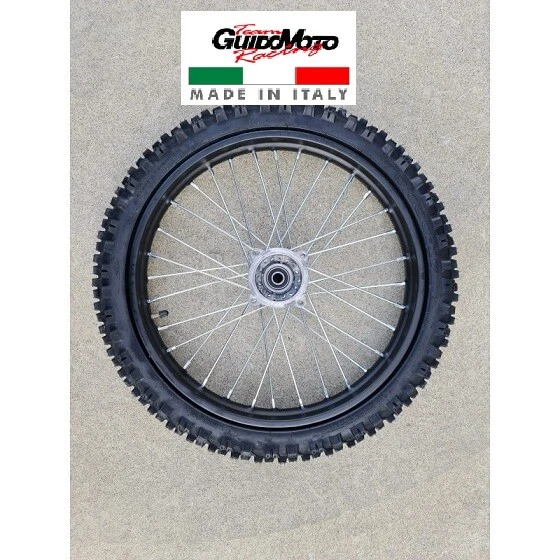 Ruota Anteriroe Completa 70/100-17 Minimoto Minicross Kmm205