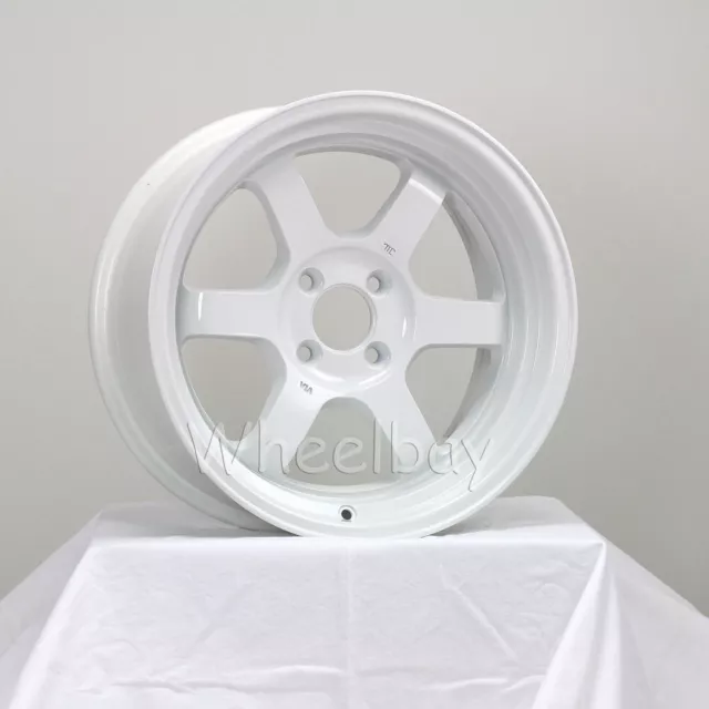 4  Rota Wheel Grid V 2 Pcs  15X7 Offset+20 & 2 Pcs 15X8   4X100 Offset: 0 White