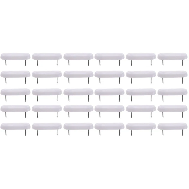 SET OF 2 Floor Pads Outdoor Furniture Foot Feet Nails Chair Leg Caps £