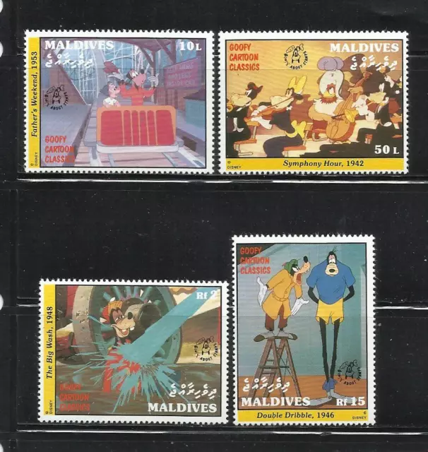 MALDIVAS. Año: 1992. Tema: WALT DISNEY.