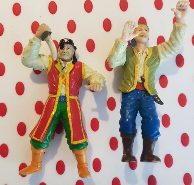 Early Learning Centre ELC Vintage  Pirates Figures x2 Plastic Toys